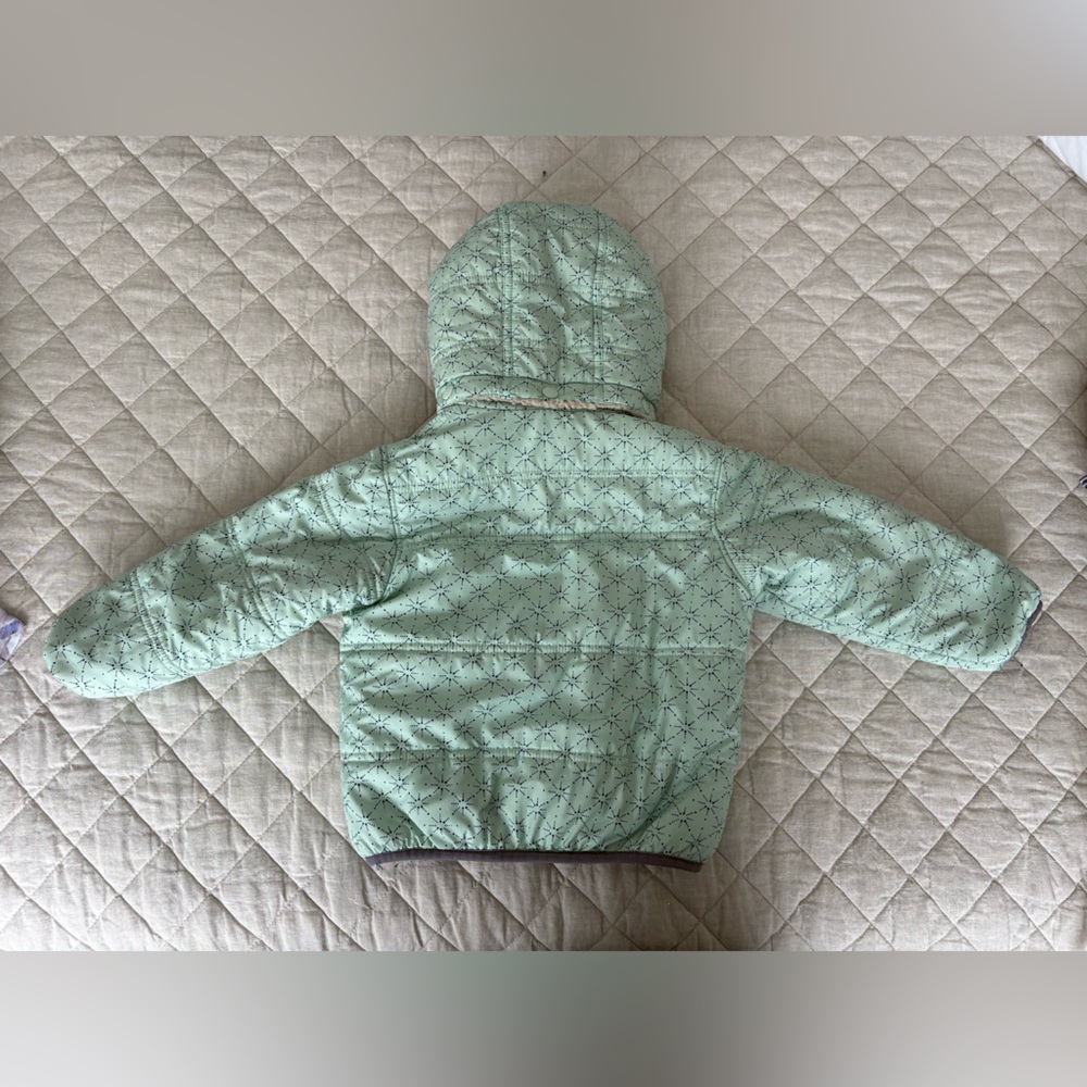 Patagonia Kids Mint Patterned Puffer Jacket - Picture 2 of 3